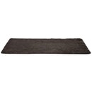 HOMCOM Brown Fluffy Area Rug Shaggy Carpet for Living Room, Bedroom, 120x200cm