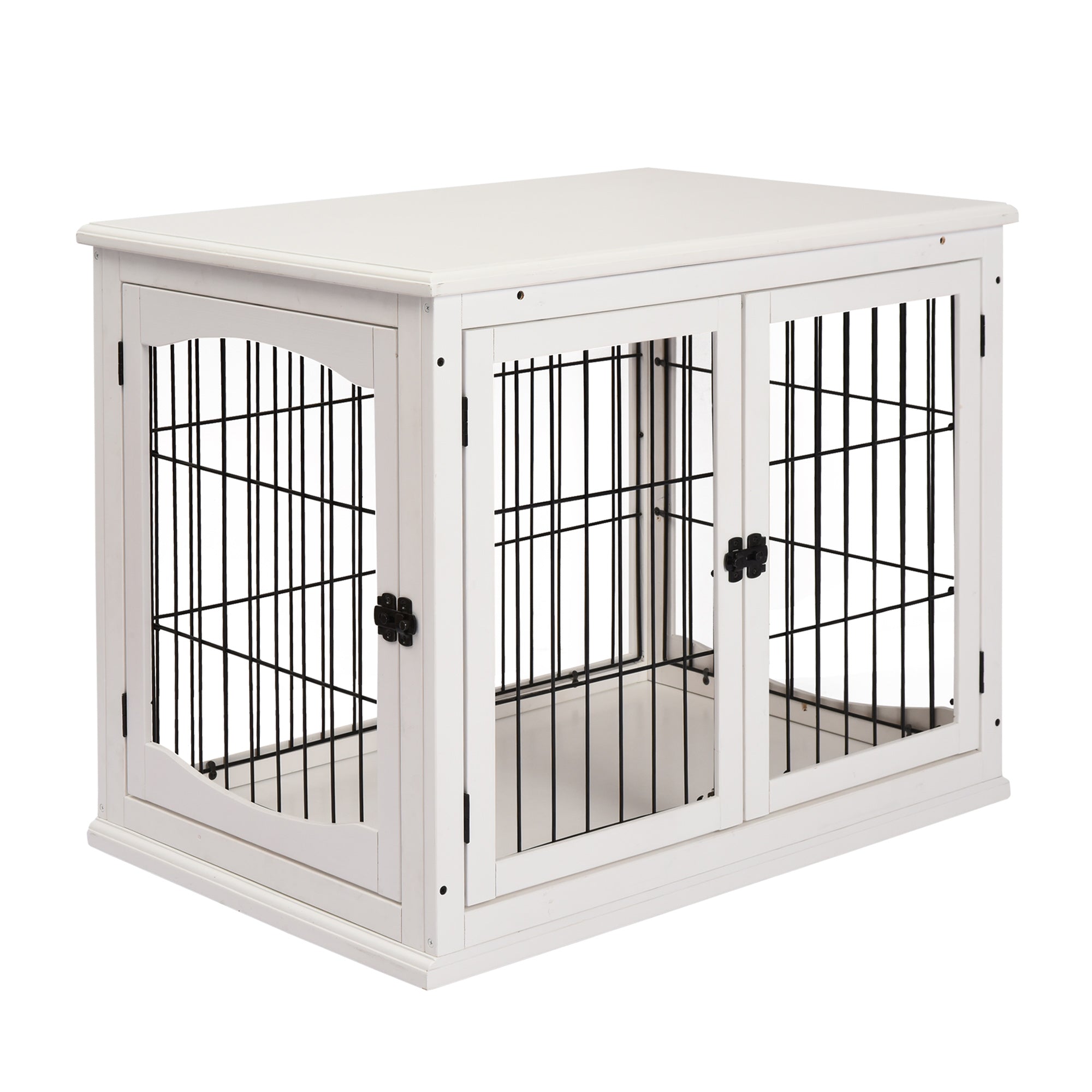 Photo inspiration: Gallery Detail: Pawhut Dog Crate Puppy Cage End Table Design For Small
