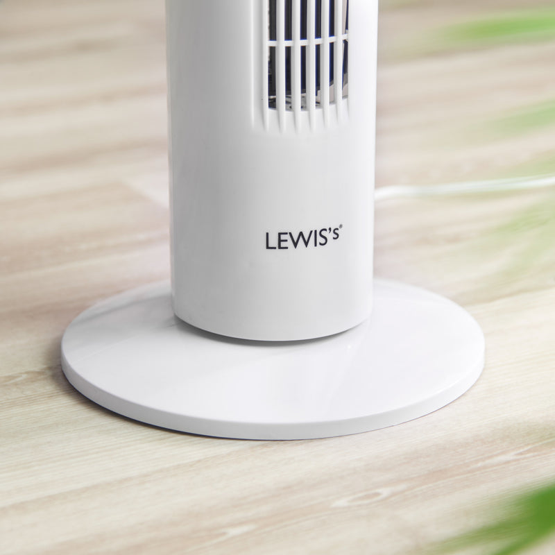 Lewis's 32 Inch -Tower Fan  White