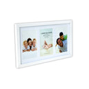 Lewis's Multi Aperture Photo Picture Frame with 3 Photos (White, 4" x 6")
