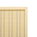 HOMCOM 4 Panel Folding Room Divider 170cm Wall Privacy Screen Protector Natural