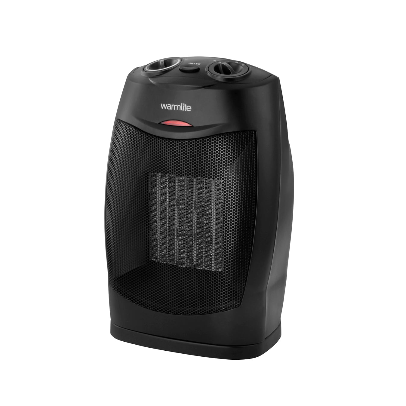Warmlite 1500W Ceramic Fan Heater Black
