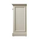 Hatton Antique White  Storage Unit 4 Drawer 8 Basket 110 x 35 x 75 cm