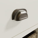 Hatton Antique White  Storage Unit 4 Drawer 8 Basket 110 x 35 x 75 cm