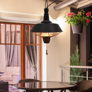 Outsunny Outdoor Electric Heater Halogen 2100W-Black