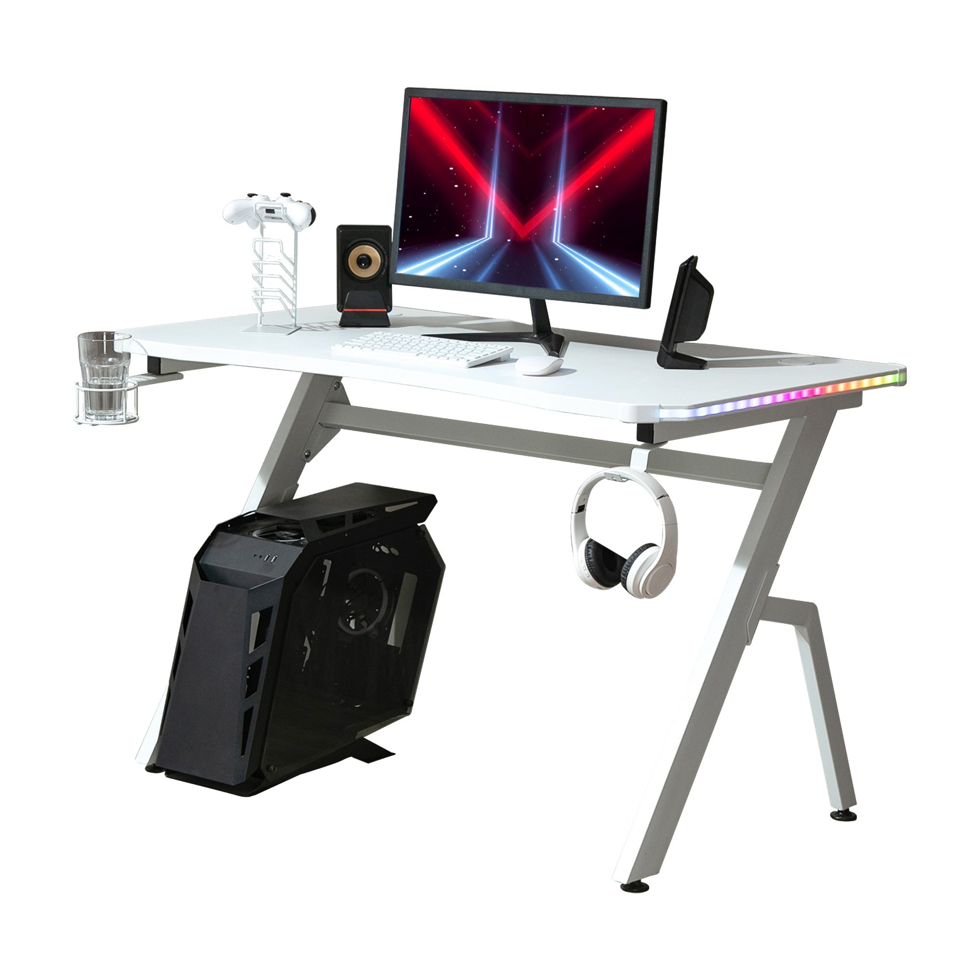 White gaming table sales