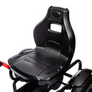 HOMCOM Children Pedal Go Kart w/ Adjustable Seat, Inflatable Tyres - Black