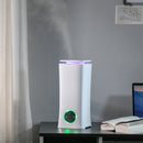 HOMCOM 2L Cool Mist Humidifier Ultrasonic Air Humidifier with 7-Colour Lights, 3 Adjustable Mist Mode, Auto Shut Off, 8-10 Working Hours for Home, White
