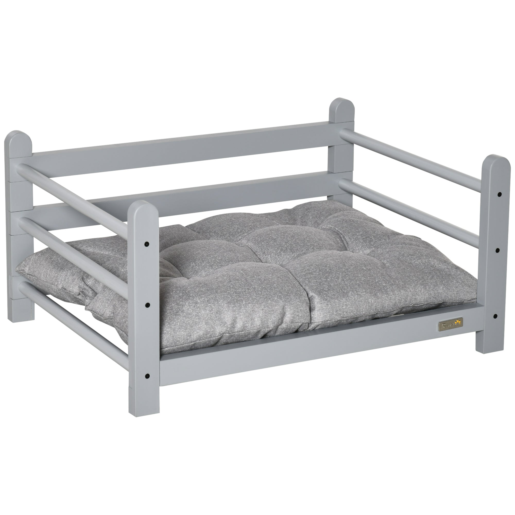 Picture Idea: Pawhut 65Cm Raised Pet Bed Elevated Dog Bed For Small