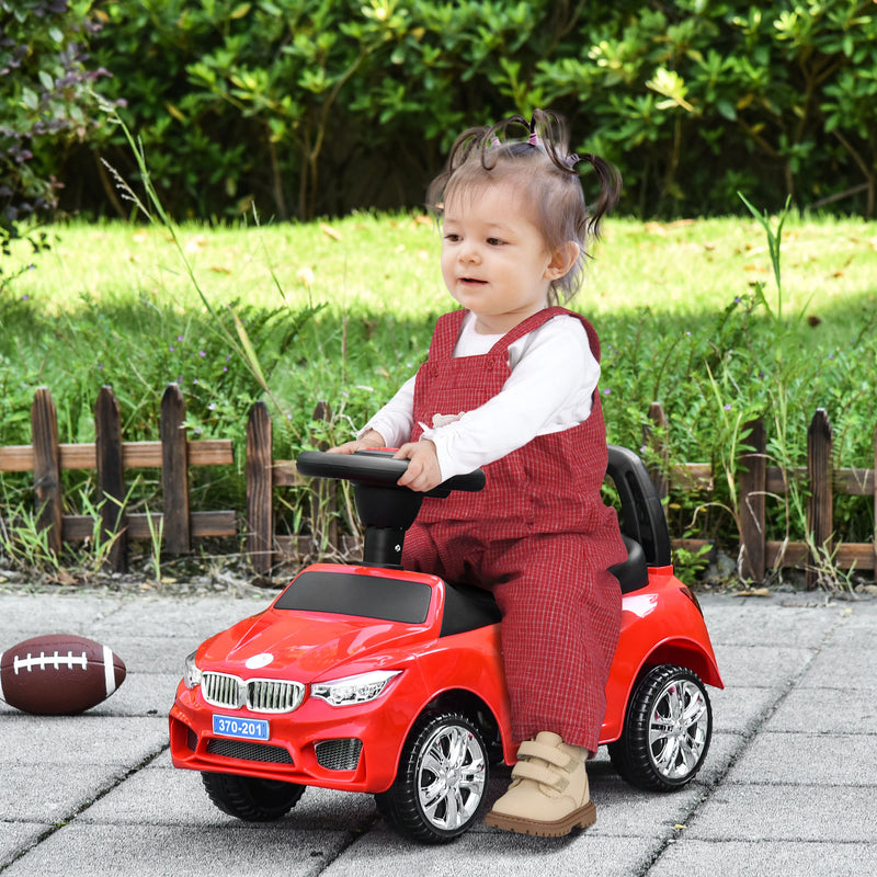 HOM COM Baby Ride On Sliding Car - Red