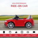 HOMCOM Kids Electric Ride On Car Audi TT RS - Red