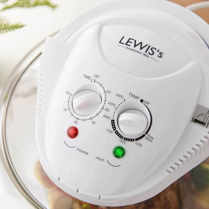 Lewis's 12 Litre Halogen Oven Air Fryer - White