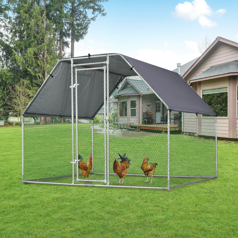 PawHut Walk-In Chicken Coop 280W x 190D x 195H cm