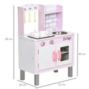 Kids Kitchen Playset with Stand, Pots, Pans & Utensils