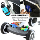 Baby Tricycle Stroller with Handle- Dark Grey