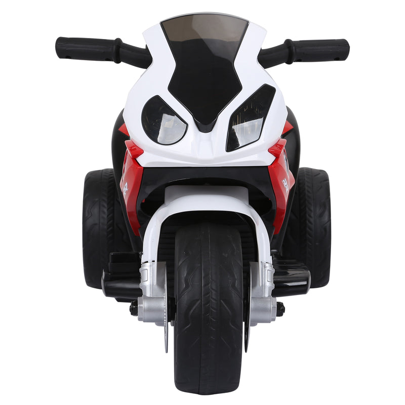 HOMCOM Kids Electric Ride on Motorcycle BMW S1000RR with Headlights Music - Red