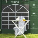 Outsunny 3x3(m) or 3x6m Pop Up Gazebo Side Panels Replacement, 2 Pack, Green