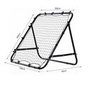 Black Football Rebounder Net