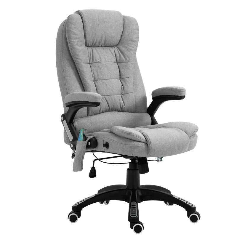 Vinsetto Heated Massage Recliner Office Chair Ergonomic Gaming Heated