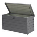 Garden Sanctuary 350L Metal Outdoor Garden Storage Box Lockable