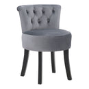 Livingandhome Modern Upholstered Buttoned Stool for Dressing Table