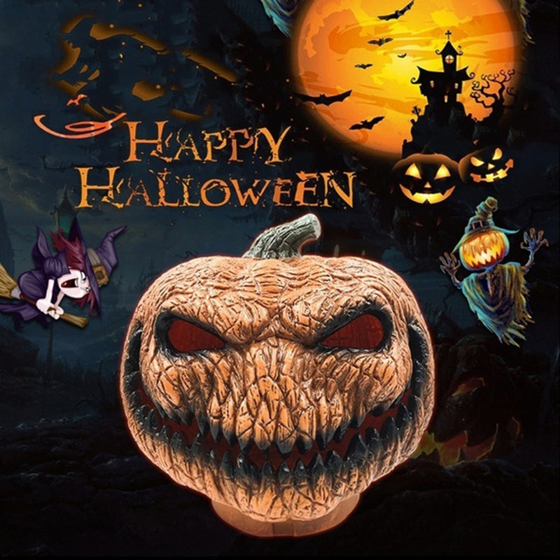 Spooky LED Light Up Pumpkin for Halloween Decoration
