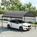 Garden Sanctuary Outdoor Metal Arched Pergola with Shade