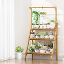 Lifeideas 3-Tier Foldable Wooden Ladder Shelf