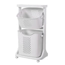 Lifeideas Plastic Laundry Storage Unit on Wheels