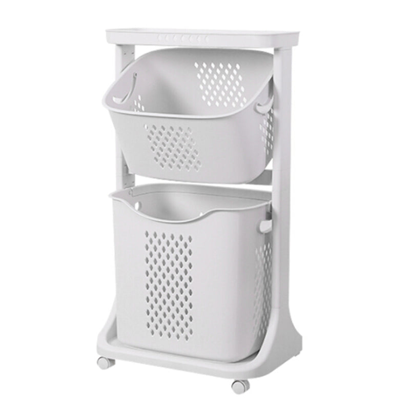 Lifeideas Plastic Laundry Storage Unit on Wheels