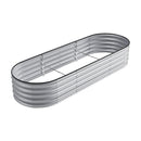 Breeins Gardens Plan Oval-Shaped Galvanized Steel Raised Garden Bed, PM1503