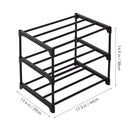 Lifeideas Stackable 3-Level Shoe Organiser