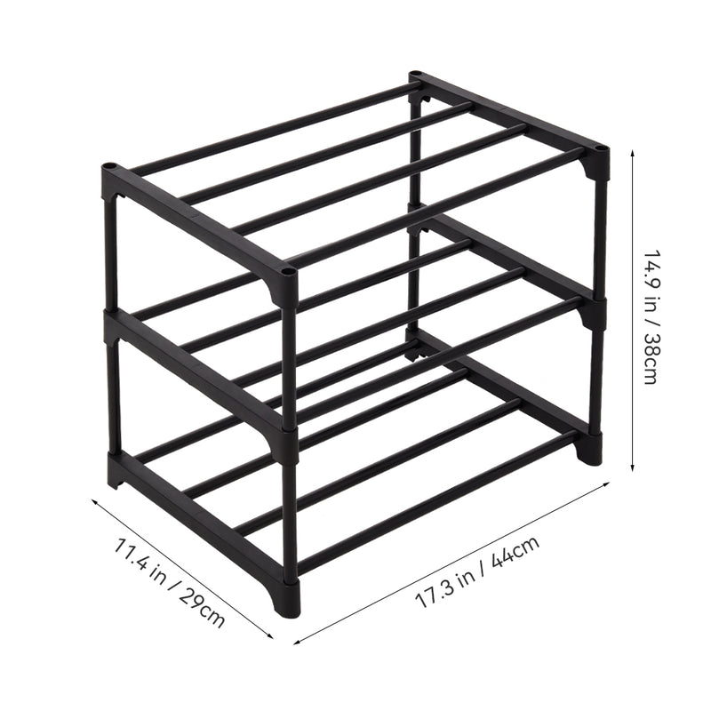 Lifeideas Stackable 3-Level Shoe Organiser