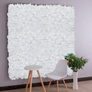 Lifeideas Handcrafted White Silk Hydrangea Flower Panel