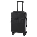 Livingandhome 20 Inch Front Opening Suitcase with TSA Lock and USB Charging Port