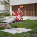Breeins Metal Flamingo Garden Statue Decoration Ornament
