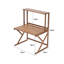 Lifeideas Brown Wooden Spice Storage Shelf