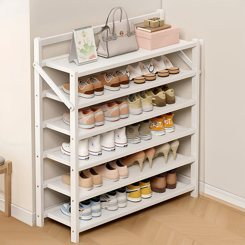 Lifeideas 6-Tier Foldable Bamboo Shoe Rack