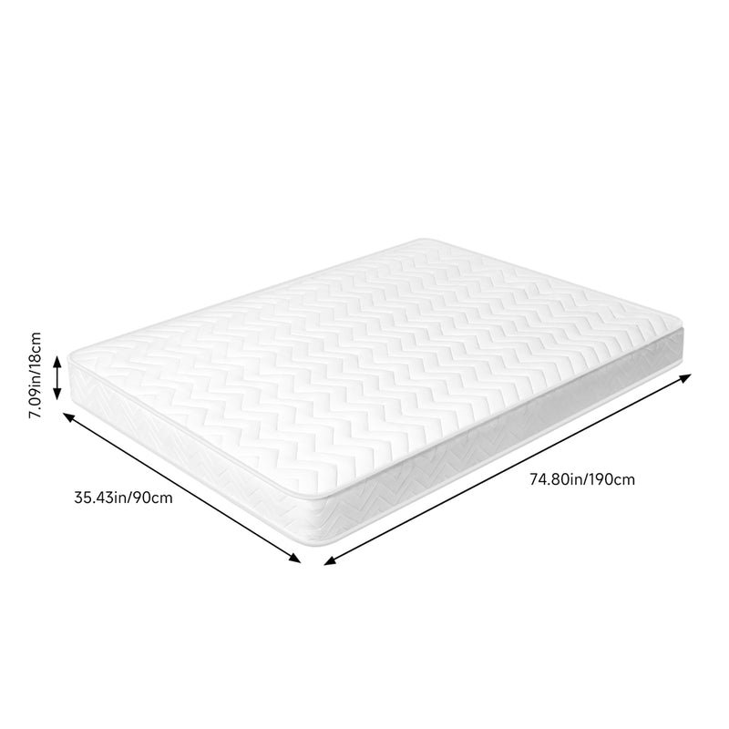 Livingandhome Single Mattress with Spring Support & Cooling Gel Memory Foam