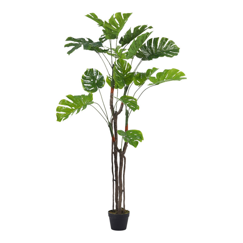 Breeins Artificial Monstera Deliciosa Tree In Pot For Decoration