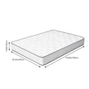 Livingandhome Single Mattress with 7-Zone Pocket Springs