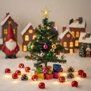 Lifeideas 50cm Small Christmas Tree with LED Lights