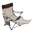 Breeins Foldable Reclining Camping Chair with Footrest