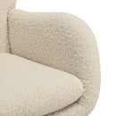 Cottonfy UK Fleece Rocking Chair with Removable Cushion