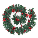 Lifeideas 2.7m LED Light String Berry Ball Flower Garland Christmas Decor