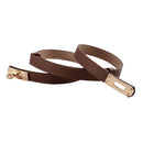 Sliding Adjustable Alloy Buckle PU Leather Belt