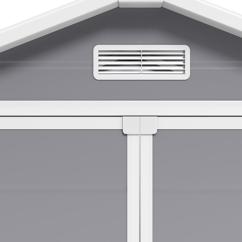 Livingandhome Plastic Outdoor Garden Storage Shed