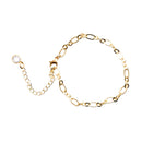 14K Gold Plated Chain Bracelets set