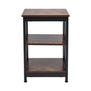 Livingandhome Vintage Wooden Side Table