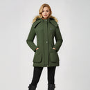 Mid-Length Hooded Coat